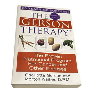 The Gerson Therapy Gerson Walker Cancer Healing Nutrition Book Softcover